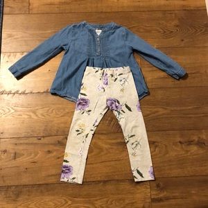 4T Old Navy outfit top and bottom